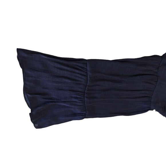 Naked Zebra Long Flowing Sleeves Bell Shaped Torso, Size Small Dark Blue Women - Picture 6 of 12